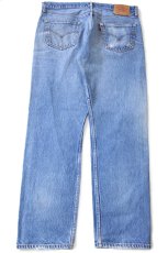 画像3: 00s メキシコ製 Levi'sリーバイス 501 ダメージ デニムパンツ ヒゲ W38★199 (3)
