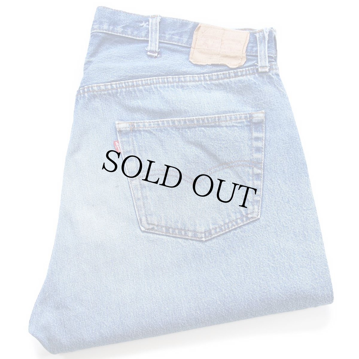 画像1: 80s USA製 Levi'sリーバイス 501 デニムパンツ W44 L36★183 特大 (1)
