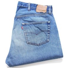 画像1: 80s USA製 Levi'sリーバイス 501 デニムパンツ W44 L36★183 特大 (1)