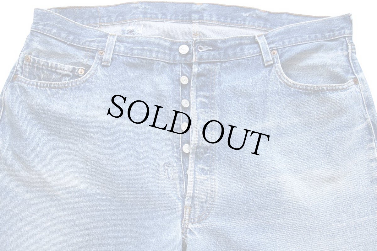 画像4: 80s USA製 Levi'sリーバイス 501 デニムパンツ W44 L36★183 特大 (4)