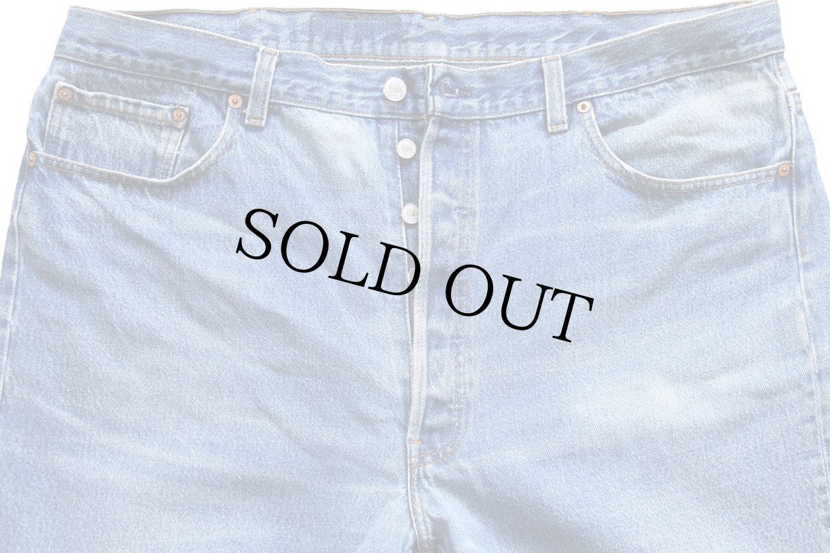 画像4: 90s USA製 Levi'sリーバイス 501 デニムパンツ ヒゲ W42★181 (4)