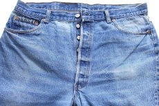 画像4: 90s USA製 Levi'sリーバイス 501 デニムパンツ ヒゲ W42★182 (4)