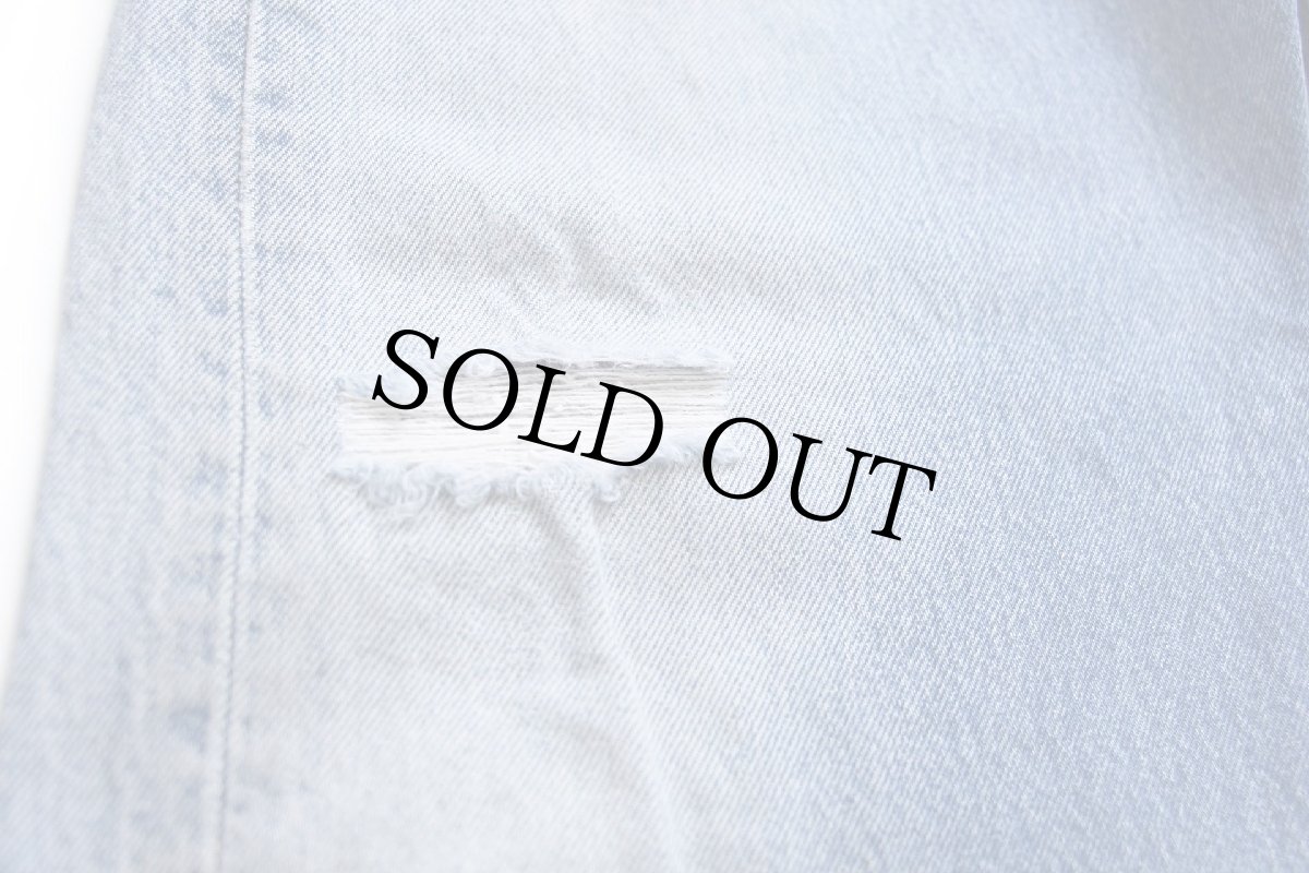 画像8: 00s メキシコ製 Levi'sリーバイス 501 ダメージ デニムパンツ ヒゲ W38★199 (8)