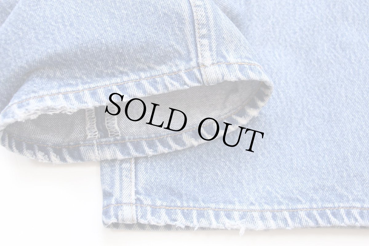 画像9: 00s メキシコ製 Levi'sリーバイス 501 ダメージ デニムパンツ ヒゲ W38★199 (9)