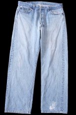 画像2: 80s USA製 Levi'sリーバイス 501 リペア デニムパンツ ボロ W38★195 (2)