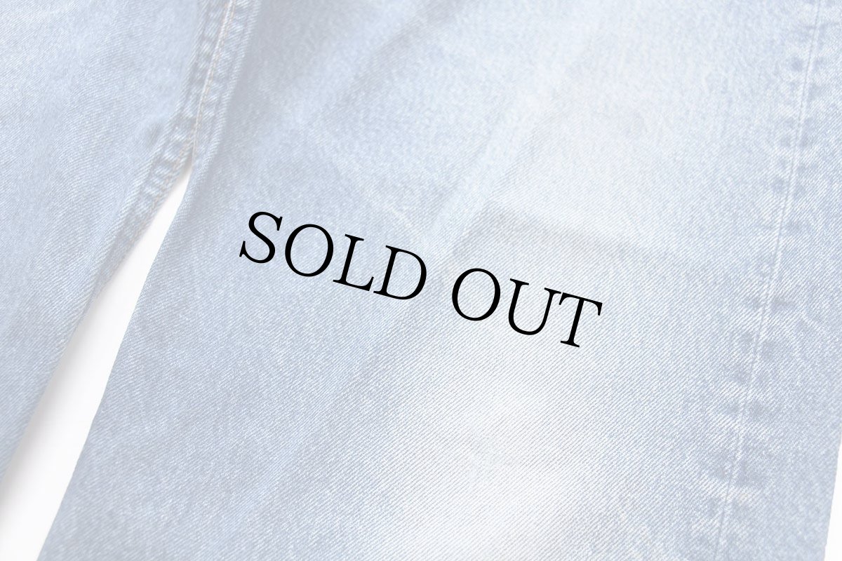 画像8: 90s USA製 Levi'sリーバイス 501 ダメージ デニムパンツ ヒゲ W42★196 (8)