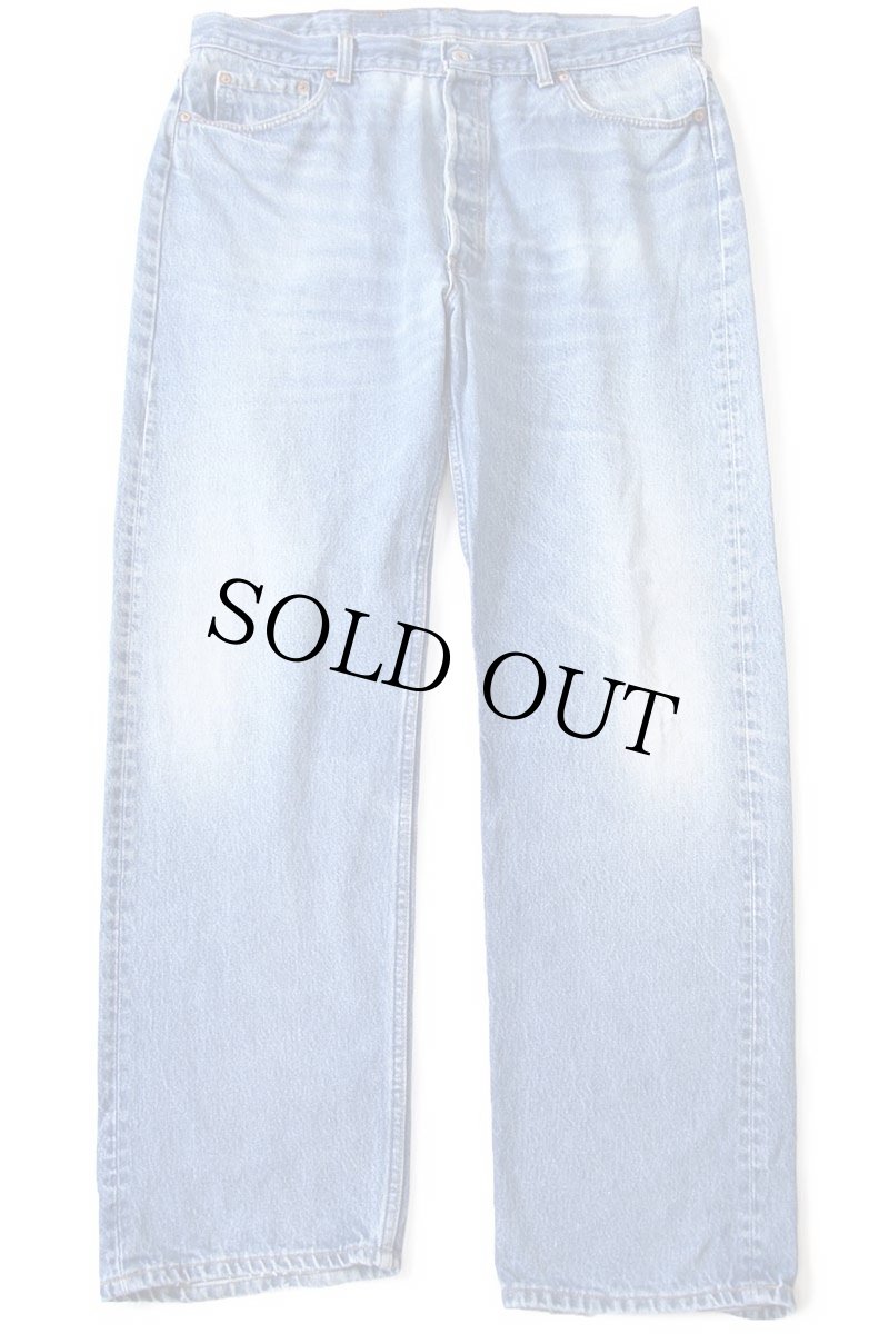 画像2: 90s USA製 Levi'sリーバイス 501 デニムパンツ ヒゲ W42★182 (2)