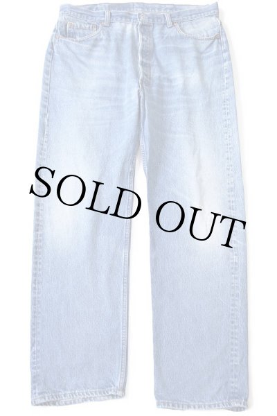 90s USA製 Levi'sリーバイス 501 デニムパンツ ヒゲ W42☆182