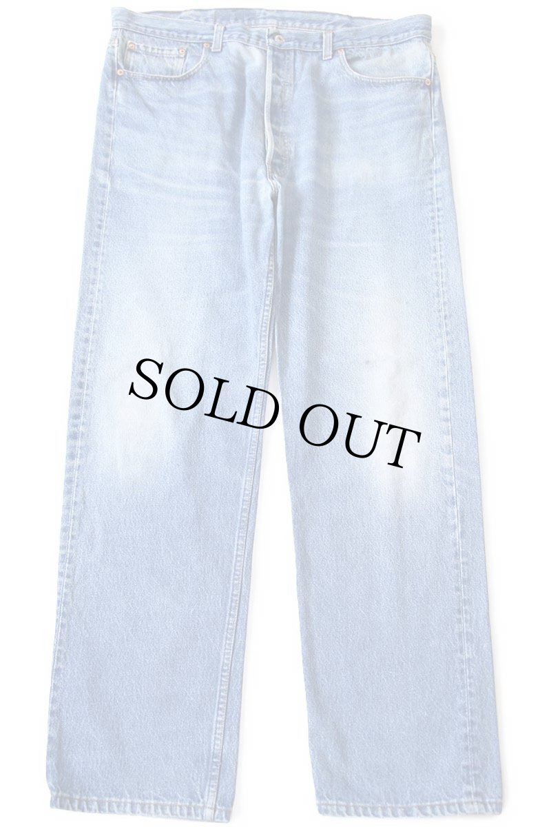 画像2: 90s USA製 Levi'sリーバイス 501 デニムパンツ ヒゲ W42★181 (2)