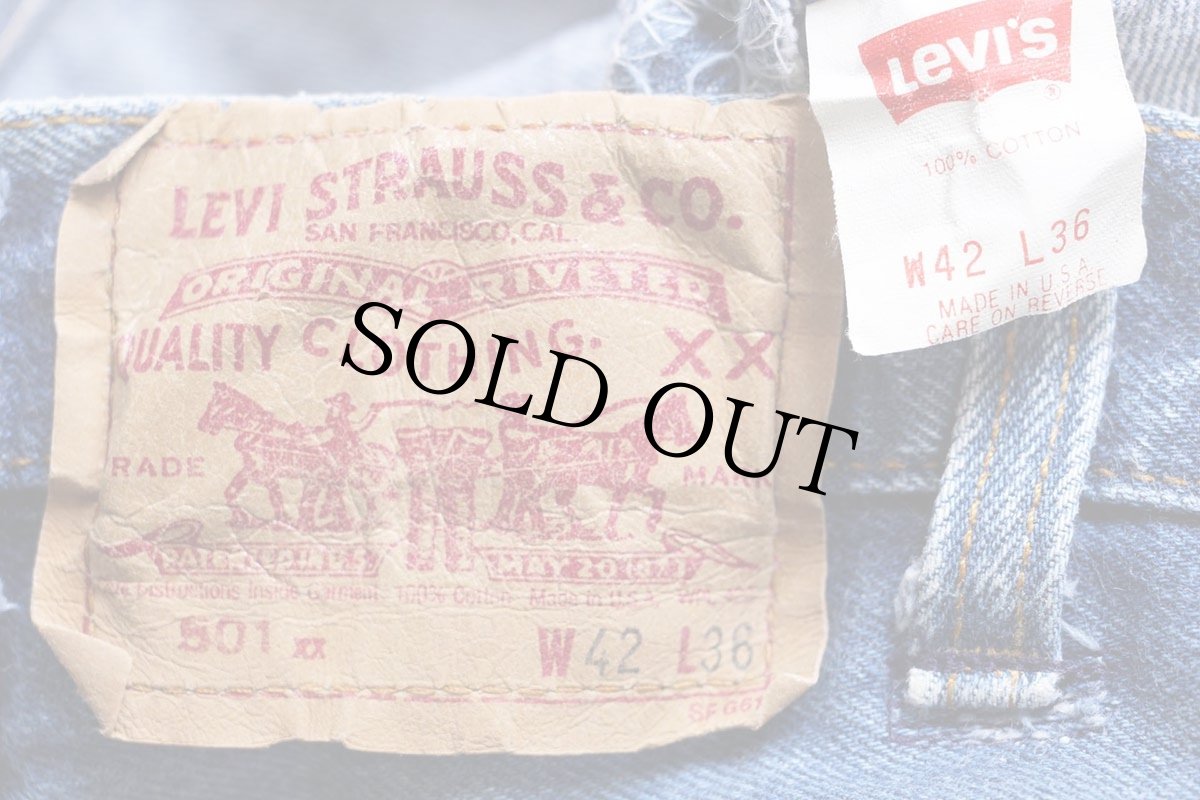 画像6: 90s USA製 Levi'sリーバイス 501 デニムパンツ W42★197 (6)