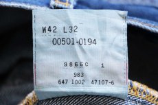 画像7: 00s メキシコ製 Levi'sリーバイス 501 デニムパンツ W42 L32★198 (7)