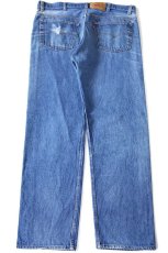 画像3: 90s USA製 Levi'sリーバイス 501 ダメージ デニムパンツ ヒゲ W42★196 (3)