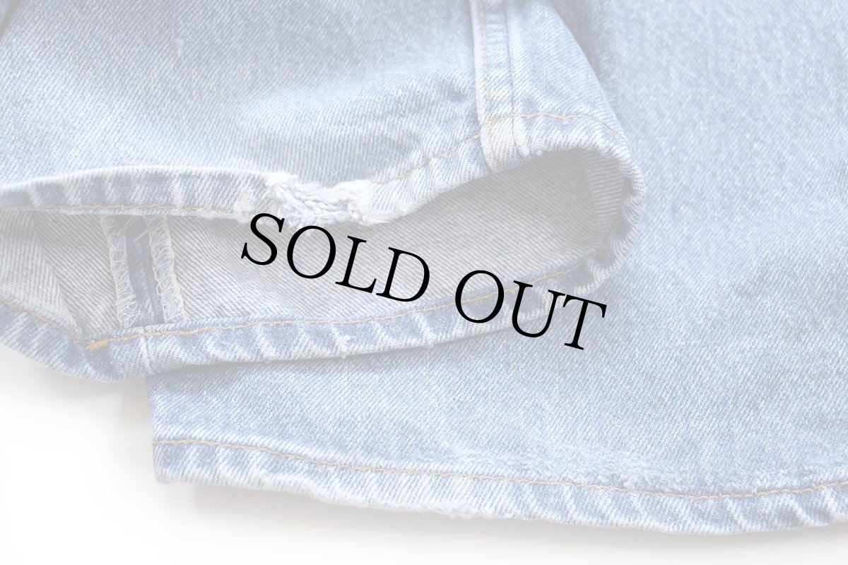 画像9: 90s USA製 Levi'sリーバイス 501 デニムパンツ ヒゲ W42★182 (9)