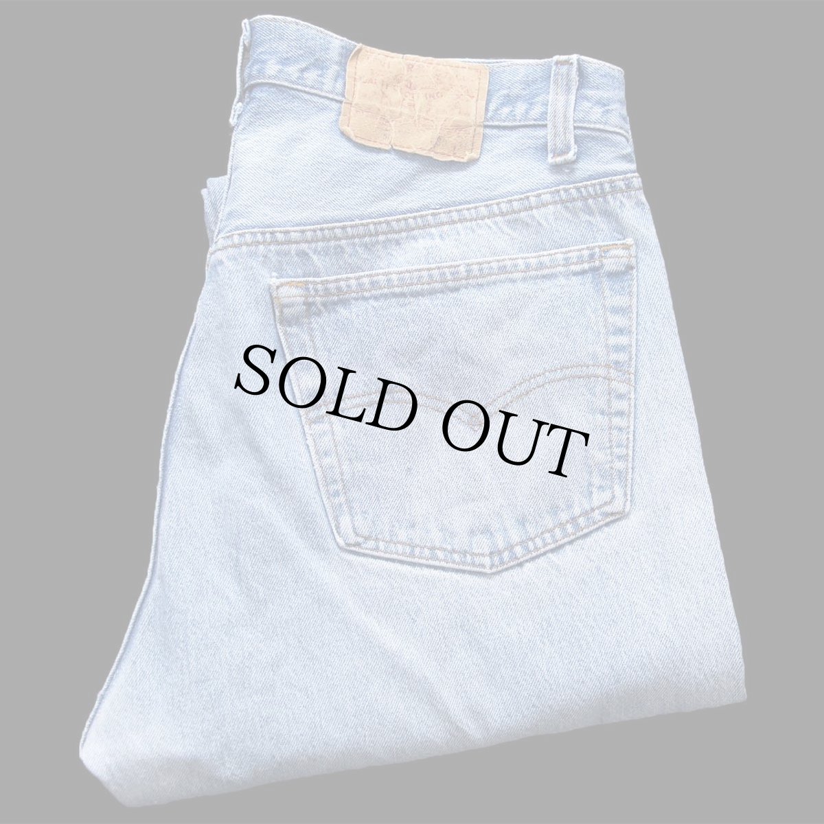 画像1: 80s USA製 Levi'sリーバイス 501 リペア デニムパンツ ボロ W38★195 (1)