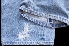 画像9: 80s USA製 Levi'sリーバイス 501 リペア デニムパンツ ボロ W38★195 (9)