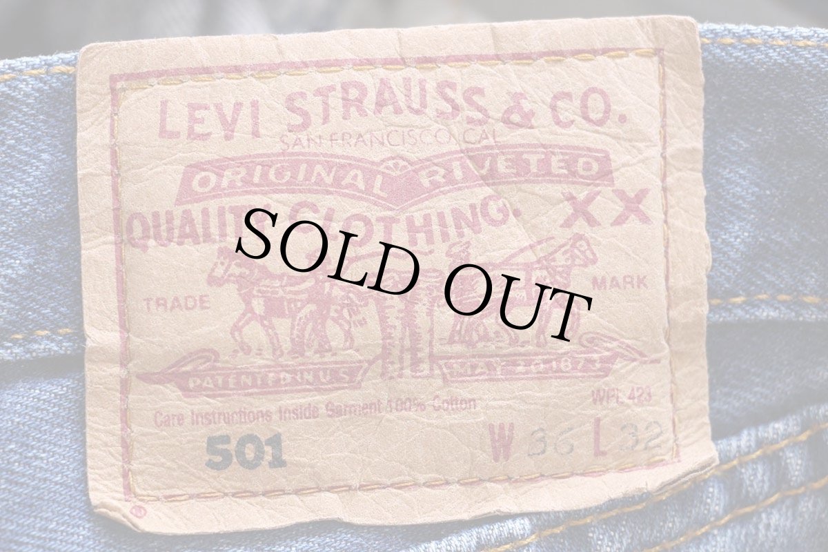 画像6: 90s 英国製 Levi'sリーバイス 501 デニムパンツ W36 L32★186 ユーロ (6)