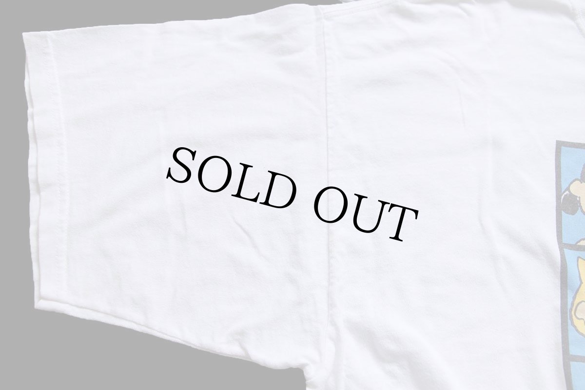 画像7: The Peanuts Bunch スヌーピー チャーリーブラウン サリー ライナス キャラクター コットンTシャツ 白 特大 (7)