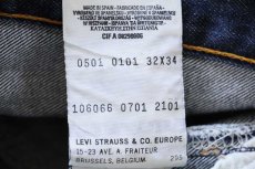 画像7: 00s スペイン製 Levi'sリーバイス 501 デニムパンツ W32 L34★184 ユーロ (7)