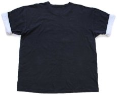 画像3: 90s USA製 ARTEX MLB COLORADO ROCKIES スヌーピー レイヤードスリーブ コットンTシャツ 黒 XL (3)