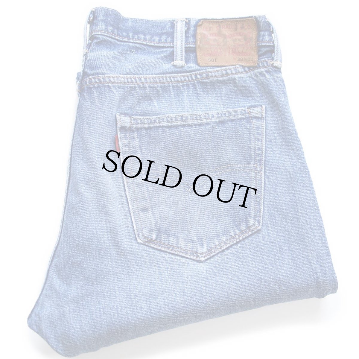 画像1: USA製 Levi'sリーバイス 501 CONE DENIM WHITE OAK デニムパンツ W38 L32 (1)