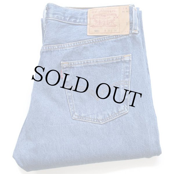 90s USA製 Levi'sリーバイス 501 デニムパンツ W36 L36☆187