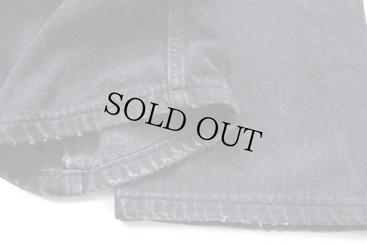 画像9: 90s フランス製 Levi'sリーバイス 501 ブラック デニムパンツ W36★ユーロ (9)