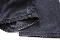 画像9: 90s フランス製 Levi'sリーバイス 501 ブラック デニムパンツ W36★ユーロ (9)
