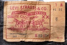 画像6: 90s スペイン製 Levi'sリーバイス 501 先染め ブラック デニムパンツ W32★ユーロ (6)