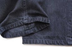 画像8: 90s 英国製 Levi'sリーバイス 501 後染め ブラック デニムパンツ W28★ユーロ (8)