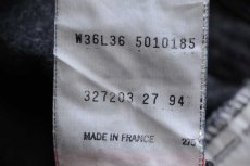 画像7: 90s フランス製 Levi'sリーバイス 501 ブラック デニムパンツ W36★ユーロ (7)