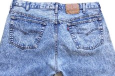 画像5: 80s USA製 Levi'sリーバイス 501 ケミカルウォッシュ デニムパンツ W40 L30★アシッド (5)