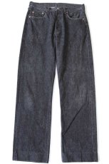 画像2: 90s スペイン製 Levi'sリーバイス 501 先染め ブラック デニムパンツ W32★ユーロ (2)