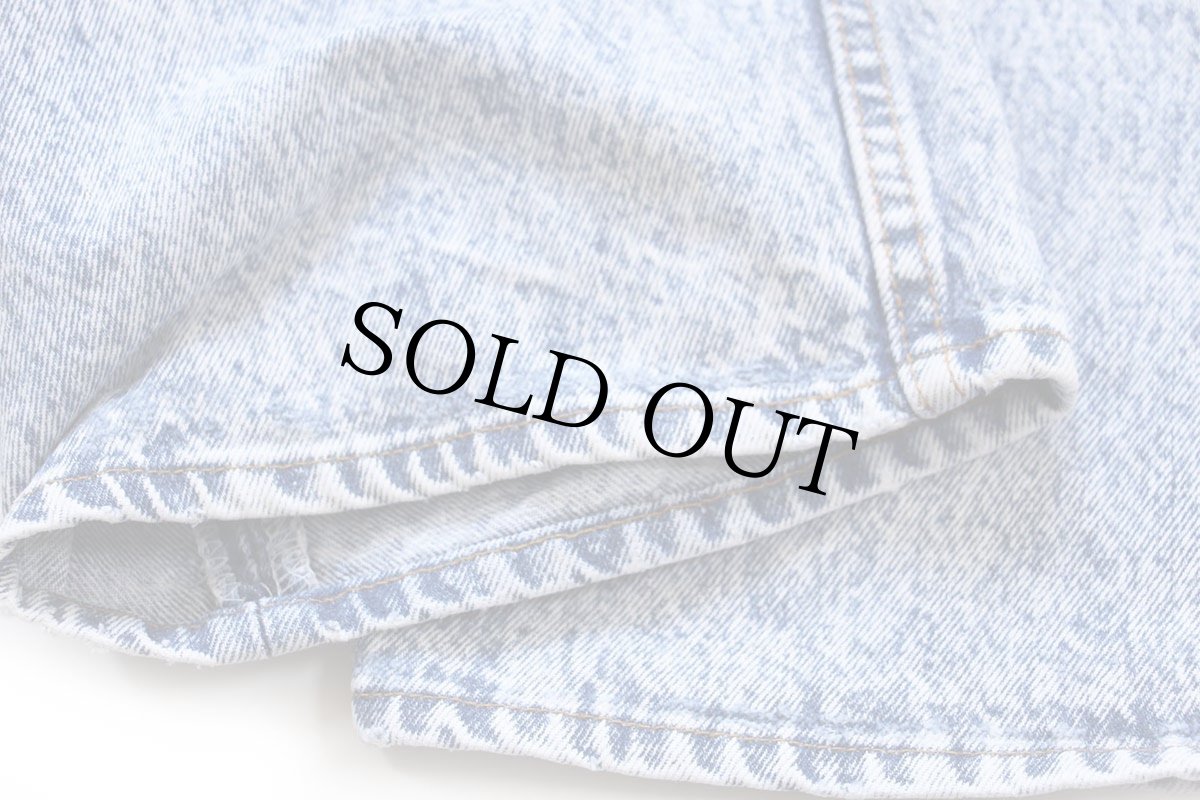 画像9: 80s USA製 Levi'sリーバイス 501 ケミカルウォッシュ デニムパンツ W40 L30★アシッド (9)