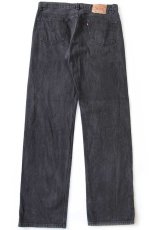 画像3: 90s USA製 Levi'sリーバイス 501 ブラック デニムパンツ W36 L32 (3)