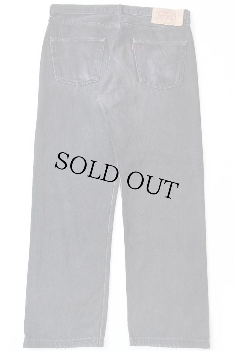 画像3: 90s フランス製 Levi'sリーバイス 501 ブラック デニムパンツ W36★ユーロ (3)