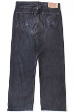 画像3: 90s フランス製 Levi'sリーバイス 501 ブラック デニムパンツ W36★ユーロ (3)