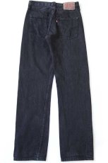 画像3: 90s 英国製 Levi'sリーバイス 501 後染め ブラック デニムパンツ W28★ユーロ (3)