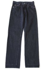 画像2: 90s 英国製 Levi'sリーバイス 501 後染め ブラック デニムパンツ W28★ユーロ (2)