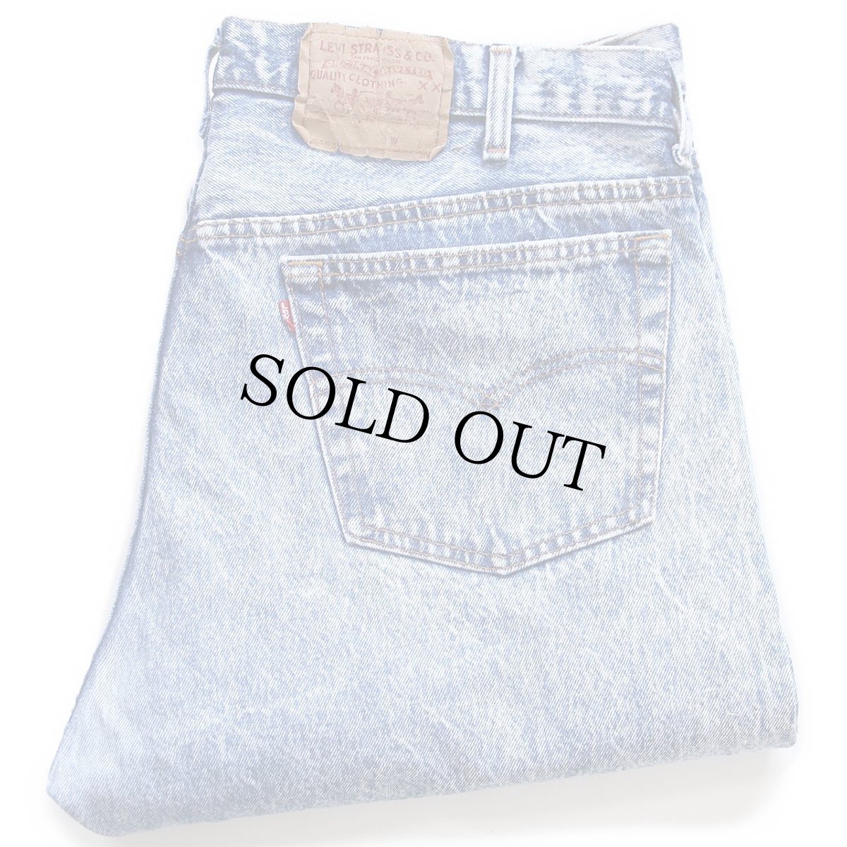画像1: 80s USA製 Levi'sリーバイス 501 ケミカルウォッシュ デニムパンツ W40 L30★アシッド (1)