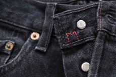 画像8: 90s フランス製 Levi'sリーバイス 501 ブラック デニムパンツ W36★ユーロ (8)