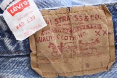 画像6: 80s USA製 Levi'sリーバイス 501 ケミカルウォッシュ デニムパンツ W40 L30★アシッド (6)