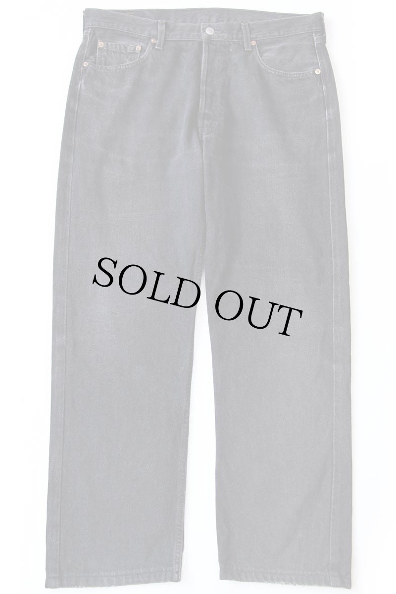 画像2: 90s フランス製 Levi'sリーバイス 501 ブラック デニムパンツ W36★ユーロ (2)