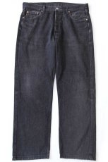画像2: 90s フランス製 Levi'sリーバイス 501 ブラック デニムパンツ W36★ユーロ (2)