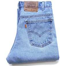 画像1: 90s USA製 Levi'sリーバイス 517 デニムパンツ W31 L30★87 ブーツカット (1)