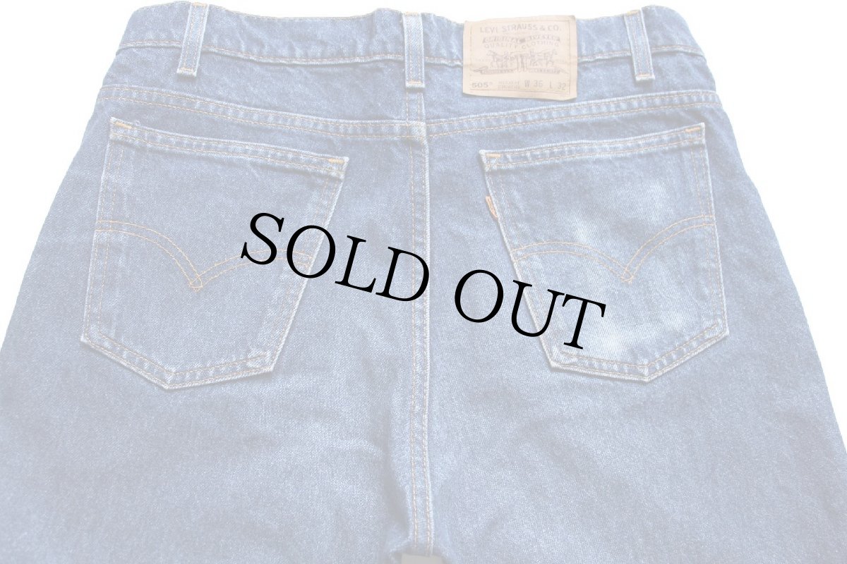 画像5: 90s USA製 Levi'sリーバイス 505 デニムパンツ W36 L32★156 (5)