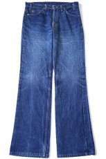 画像2: 90s USA製 Levi'sリーバイス 517 デニムパンツ ヒゲ W34 L33★89 ブーツカット (2)