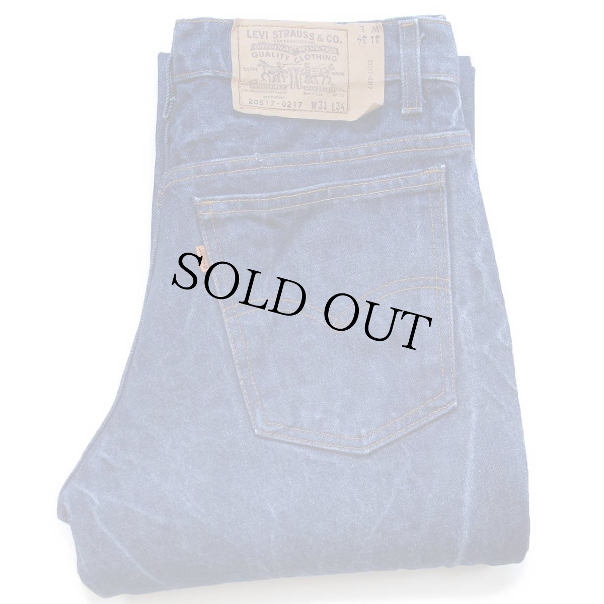 画像1: 80s USA製 Levi'sリーバイス 517 デニムパンツ W31 L34★88 ブーツカット (1)