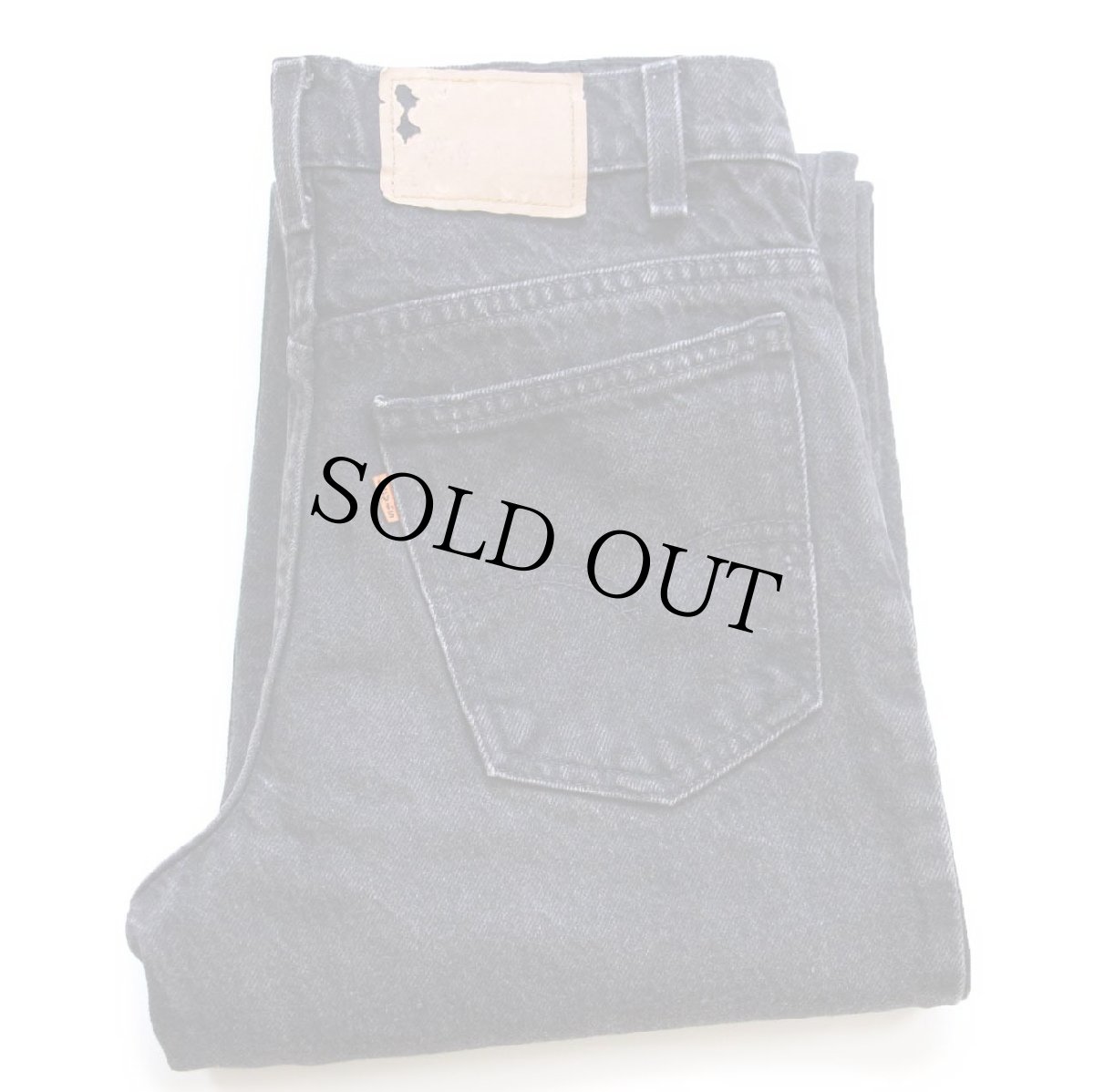 画像1: 90s メキシコ製 Levi'sリーバイス 550 ブラック デニムパンツ W27 L28 STUDENT (1)