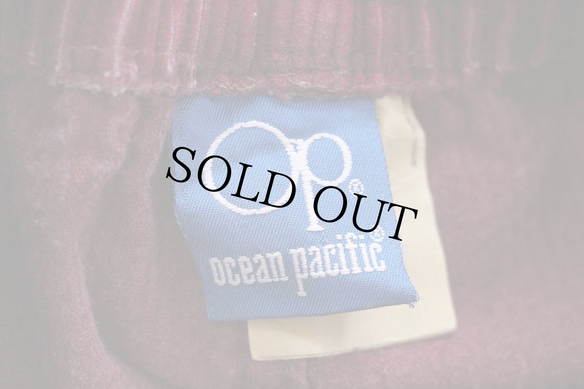 画像5: 80s USA製 OP ocean pacific オーシャンパシフィック 太畝 コーデュロイ ショートパンツ 紫 25★ショーツ (5)