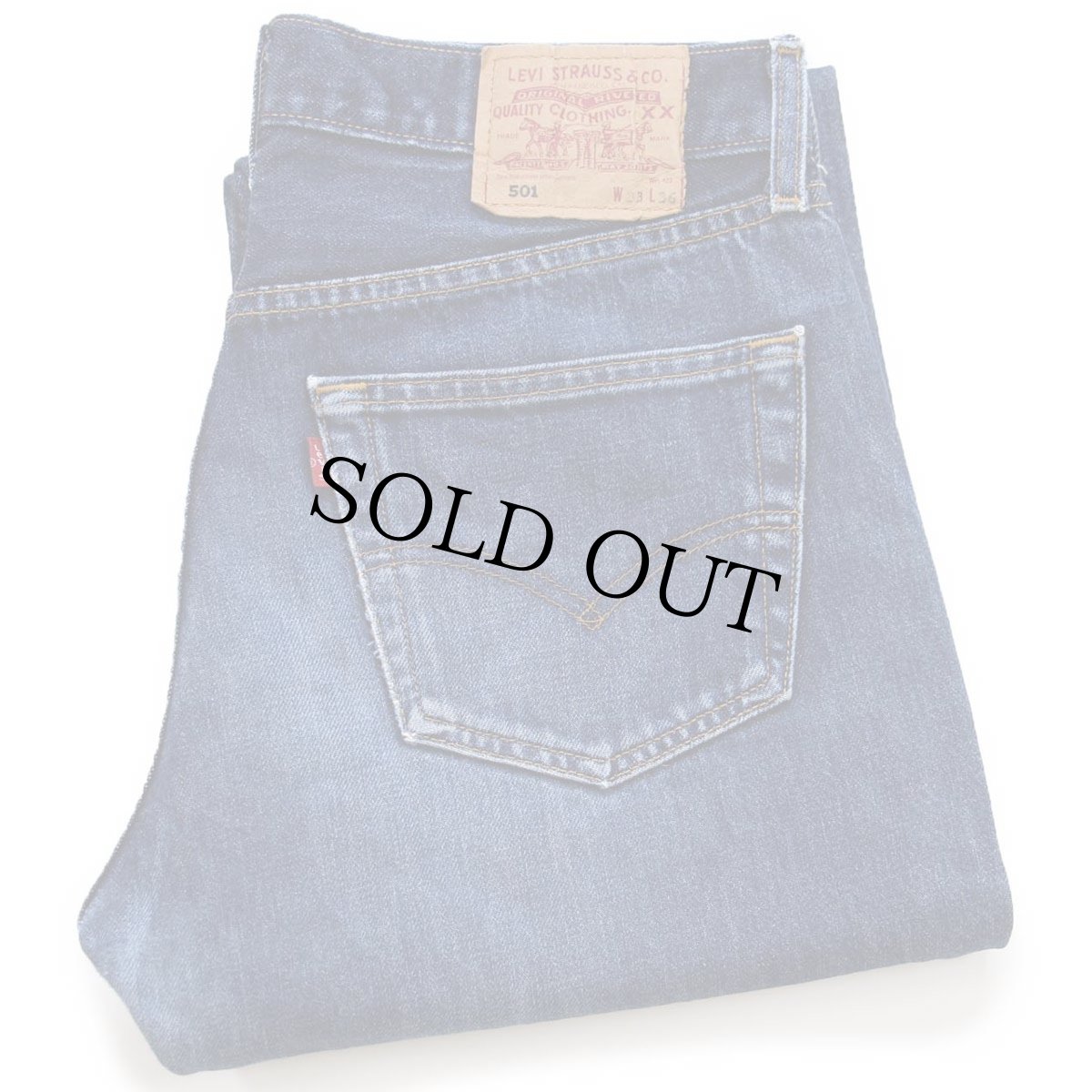 画像2: 00s トルコ製 Levi'sリーバイス 501 デニムパンツ ヒゲ W33★188 ユーロ (2)